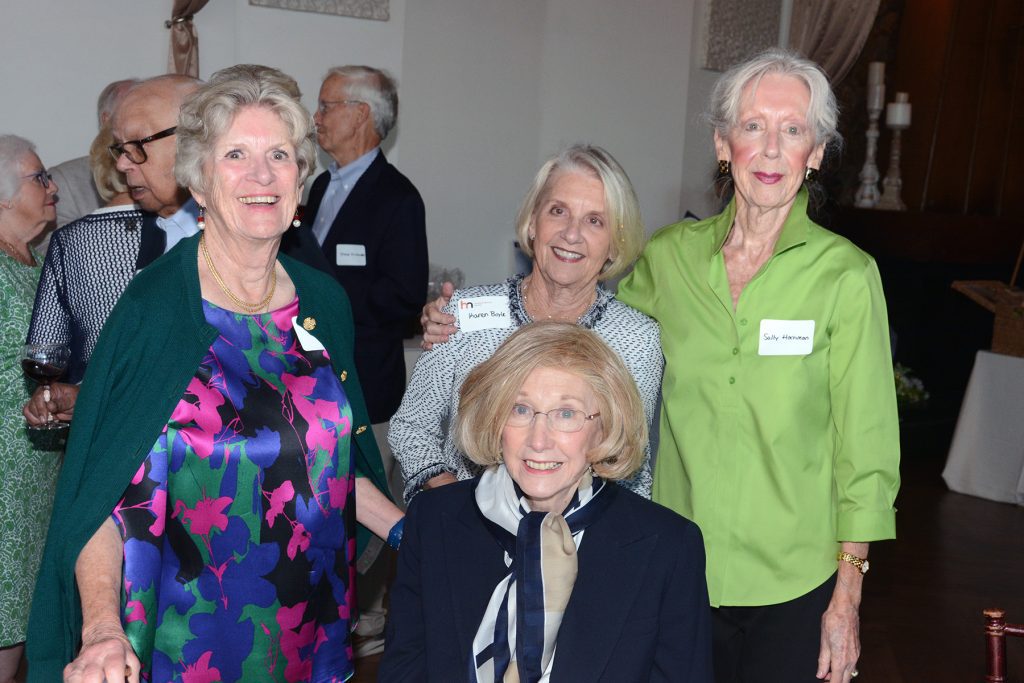 Peggy Quiros, Karen Boyle, Sally Hochman, Barbara Hill (sitting)
